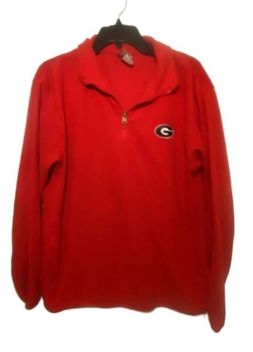 Red Oak Sportswear Georgia Bulldogs 1/4 Zip Fleece Pullover